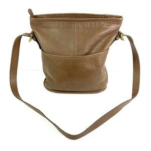 Coach Handbag Bleecker Bucket Bag Cognac Brown